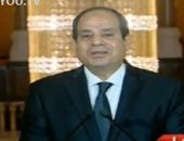 الرئيس السيسى: توجيه ضربات قوية لمعسكرات الإرهابيين الآن