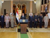 بالفيديو..السيسى يعلن الحرب على الإرهاب داخل مصر وخارجها.. الرئيس فى كلمته للأمة: الإرهابيون يستهدفون إسقاط الدولة.. ونخوض حربا ضد الإرهاب نيابة عن العالم كله.. ويجب معاقبة الدول الداعمة له دون مجاملة أو مصالحة