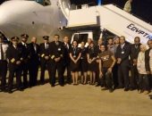  الطائرة الرابعة الجديدة لمصر للطيران B737-800NG تصل مطار القاهرة