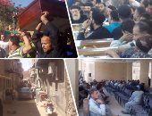 بالصور .."اليوم السابع" فى منازل قرية شهداء الحادث الأرهابى بالمنيا.. قرية دير الجرنوس تودع 7 من عمال الأجراس.. الطفل الناجى من الحادث: "أبويا اتقتل ادام عينى".. وأحد الشهداء ترك طفلا عمره 15 يوما