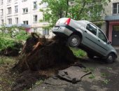 مصرع 8 أشخاص جراء إعصار شديد ضرب العاصمة الروسية موسكو