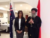 أسقف كنيسة ملبورن الأسترالية لوزيرة الهجرة: حب مصر يجرى فى دمنا