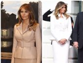 بالصور.. كم مرة ارتدت ميلانيا ترامب "المونوكروم" استايل اللون الواحد؟