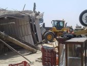 استرداد 8 آلاف متر مربع فى حملة إزالة على قرية حارس النهضة غرب الإسكندرية