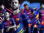 رسميًا.. برشلونة يكشف عن القميص الجديد لموسم (2017-2018)
