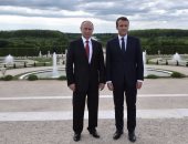 بالصور..بوتين يصل قصر فرساى فى العاصمة باريس لبدء مباحثاته من نظيره ماكرون