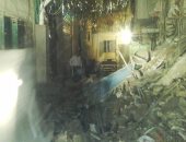 بالصور.. انهيار عقار خالى من السكان دون إصابات بحى الجمرك بالإسكندرية