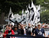 بالصور.. تظاهر قدامى المحاربين فى أمريكا ضد سياسيات ترامب