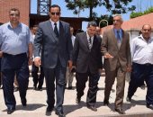 رئيس جامعة المنوفية يتابع امتحانات الزراعة والتربية