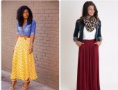 هتلبسى أيه بكرة؟ 5 استايلات مختلفة للجيبة الطويلة