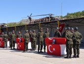 بالصور.. تشييع ضحايا حادث تحطم مروحية عسكرية تركية بإقليم شرناق جنوبى البلاد