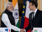 بالصور.. رئيس وزراء الهند يؤكد لـ"ماكرون" دعمه فى اتفاق باريس للمناخ