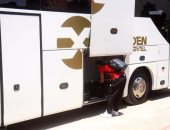 بالفيديو ..تحرك بعثة منتخب مصر إلى استاد رادس لمواجهة تونس