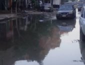 شكوى من غرق أحد شوارع الإسماعيلية بمياه الصرف الصحى