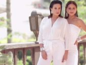 نيللى كريم تنشر جلسة تصوير مع هند صبرى.. وتعلق: مع الرائعة هند