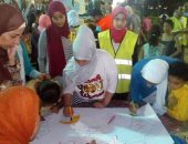 ورش الحديقة الثقافية بالسيدة زينب تجذب الأطفال ضمن فعاليات "أهلا رمضان"