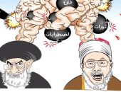 عكاظ: القرضاوى وخامنئى مصدر الإرهاب والفوضى فى الشرق الأوسط