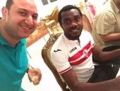 كاسونجو يظهر بقميص الزمالك عبر مواقع التواصل الاجتماعى