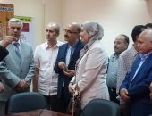 بالصور .. رئيس جامعة المنوفية يفتتح المكتبة الفرعية لمعهد الكبد القومى 