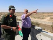 الوفد الأمنى والدبلوماسى المصرى فى غزة يتفقد حدود القطاع المشتركة مع سيناء