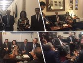 5 لقاءات ساخنة فى اليوم الأول لزيارة البرلمان المصرى للكونجرس.. الجانب الأمريكى ينتقد انقطاع التواصل والاعتماد على الإعلام فقط.. وفد مصر يفند مغالطات حول أوضاع المنطقة.. ويؤكد: أمان مصر من أمان أوروبا