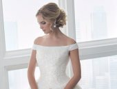 لو فرحك فى العيد..10 فساتين زفاف "off shoulder" موضة 2017