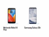 إيه الفرق؟.. أبرز الاختلافات بين هاتفى Moto E4 Plus وGalaxy S8+