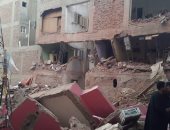 بالصور.. حى شرق أسيوط: انهيار منزلين نتج عن قيام أحد الجيران بحفر مجاور