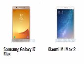 إيه الفرق.. أبرز الاختلافات بين هاتفى Galaxy J7 Max وXiaomi Mi Max 2