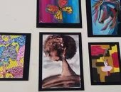 بالصور .. مكتبة المستقبل تستضيف 23 لوحة فنية ترصد تطور الفن التشكيلى المصرى