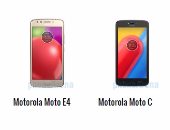 إيه الفرق؟.. أبرز الاختلافات بين هاتفى Moto E4 وMoto C