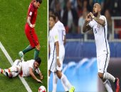 اليوم الثانى لكأس القارات.. البرتغال تقع فى فخ المكسيك فى المشاركة الأولى لرونالدو ورفاقه.. كريستيانو رجل المباراة يتجاهل أزمة الريال.. تشيلى تقتنص فوزا هاما من الكاميرون بفضل سانشيز.. ويوم غريب لتقنية الفيديو