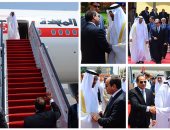 فيديو و صور.. الرئيس السيسى يستقبل ولى عهد أبو ظبى لدى وصوله مطار القاهرة