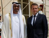 الرئيس الفرنسى وولى عهد أبوظبى يبحثان أزمة قطر فى اتصال هاتفى