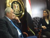 وزيرة التعاون الدولى تلتقى سامح عاشور ووفدا من مجلس "المحامين"