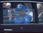 بالصور.. الملكة إليزابيث تصل مجلس العموم البريطانى لافتتاح جلسات البرلمان