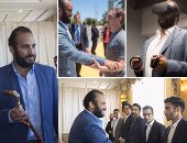 بالصور.. ولى العهد السعودى محمد بن سلمان "بالبدلة".. يلقب بـ "أمير الشباب" فى السعودية.. يحرص على ارتداء "البدلة" خاصة فى زياراته للبلاد الغربية.. لقاؤه بمارك زوكربيرج و جون كيرى ابرز محطاته الخارجية