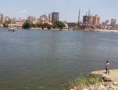 بالصور.. نهر النيل فى زفتى مصيف الغلابة للهروب من حرارة الشمس