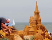 مهرجان " ديزنى ماجيك للنحت على الرمال" ببلجيكا