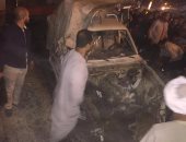 مصرع وإصابة 6 أشخاص فى حادث انقلاب سيارة ملاكى بالوادى الجديد