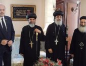 بالصور.. رعاة كنائس الزقازيق ومنيا القمح يهنئون مدير أمن الشرقية بعيد الفطر 