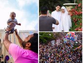 50 صورة ترصد فرحة المصريين بالعيد
