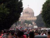 "وحدة المصريين".. ساحات صلاة عيد الفطر أمام الكنائس