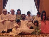 محمد بن راشد ينشر صورة مع أحفاده فى أول أيام عيد الفطر