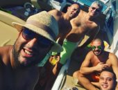 أحمد حسام ميدو يقضى إجازة العيد فى الجونه مع أصدقائه