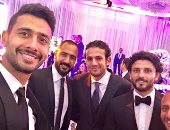 بالصور.. غالي وشيتوس ومحمد فضل فى حفل زفاف رمضان صبحى