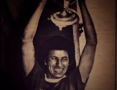 شاهد.. فرحة الخطيب بـ إحدى البطولات