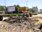 محافظ سوهاج يوجه بسرعة الانتهاء من إصلاح ماسورة مياه بمدينة ناصر