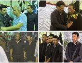 نجوم الفن فى عزاء والدة الفنان سعد الصغير