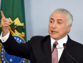 بالصور.. الرئيس البرازيلى يعتبر اتهامات الفساد الموجهة إليه "أوهاما"